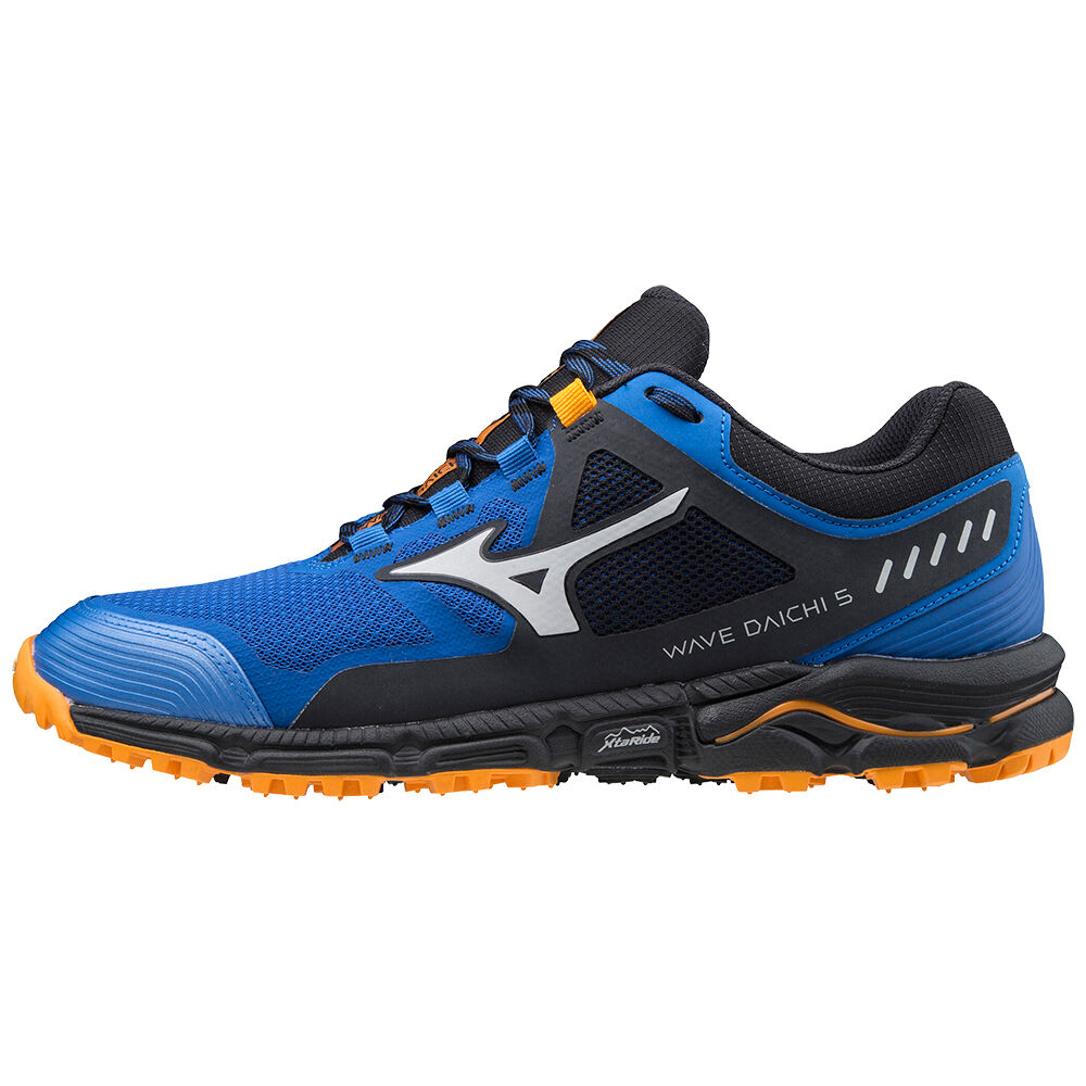 Mizuno Men's Wave Daichi 5 Trail Running Shoes Blue/ Orange (J1GJ207138-LMO)